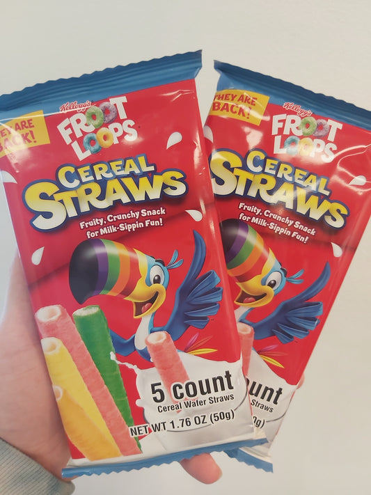 Froot Loops Cereal Straws