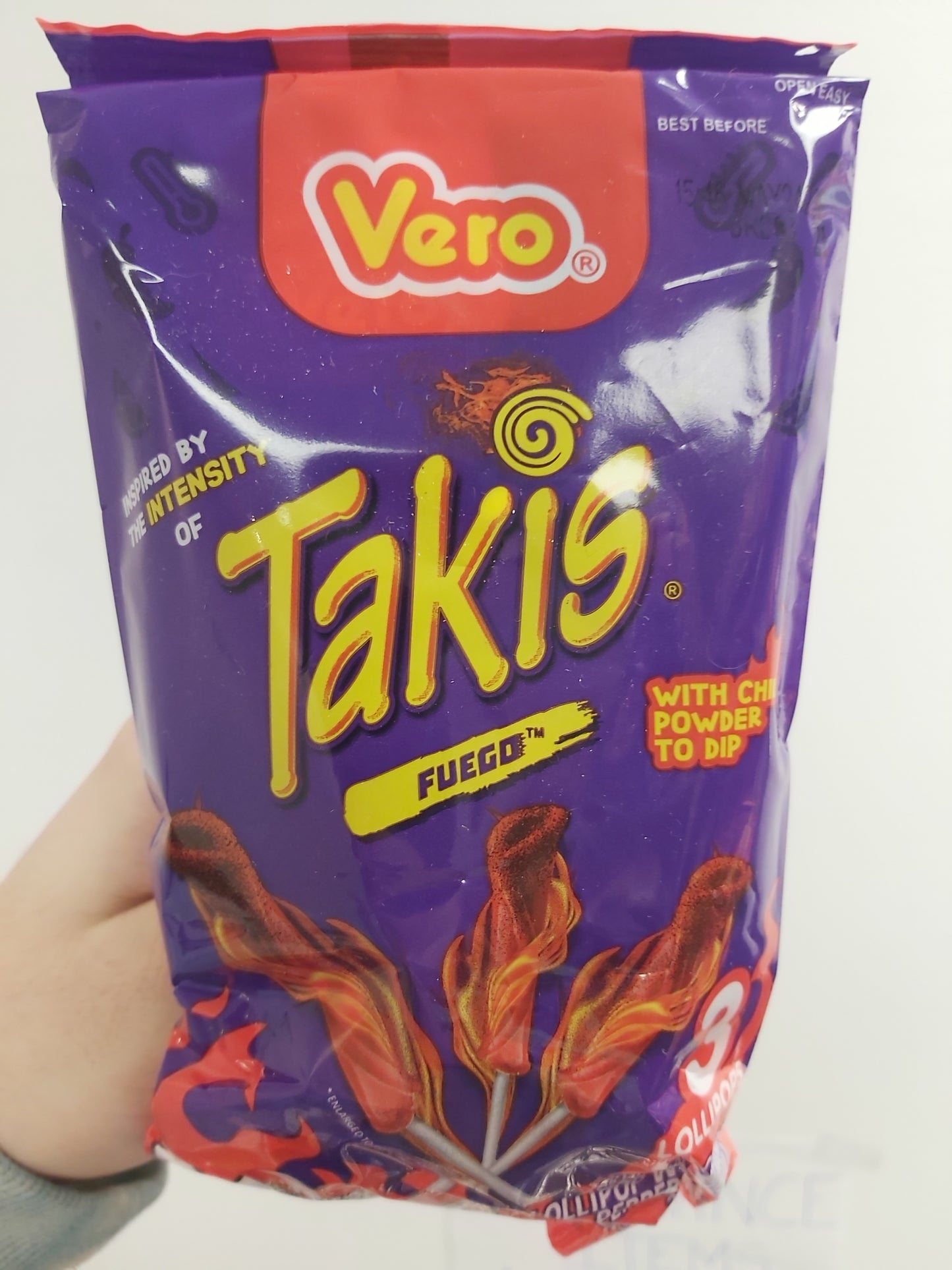 Takis Fuego Suckers