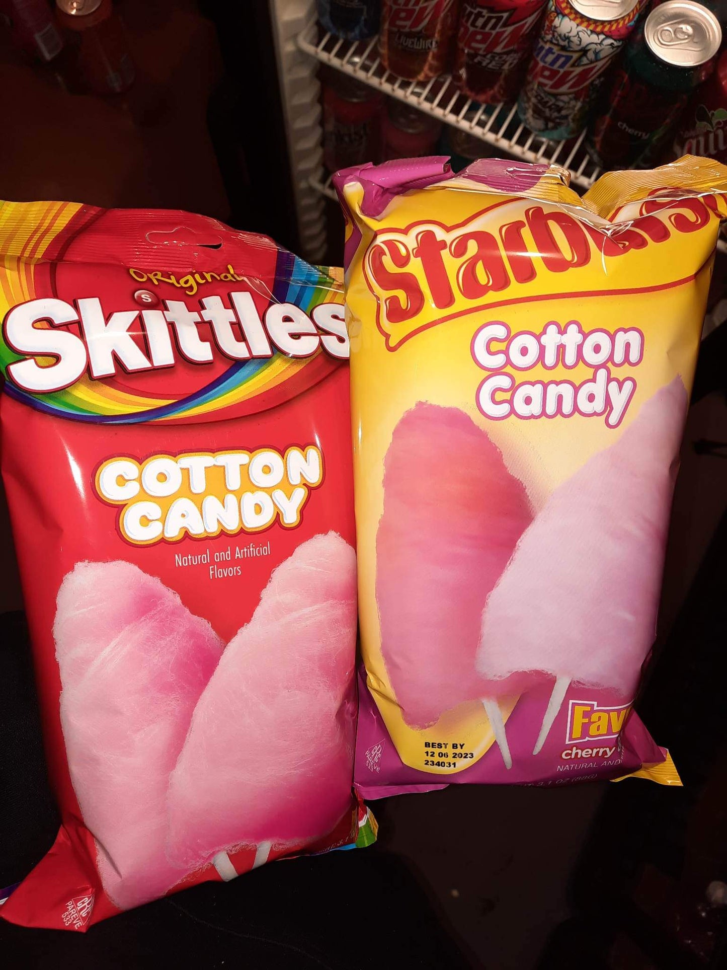 Skittles & Starburst Cotton Candy